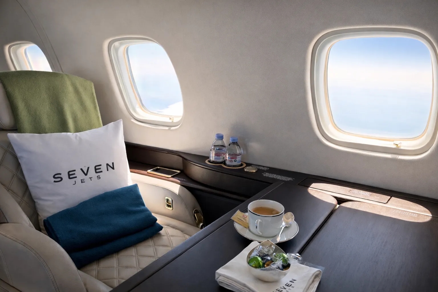 Private aviation scene representing charter coordination