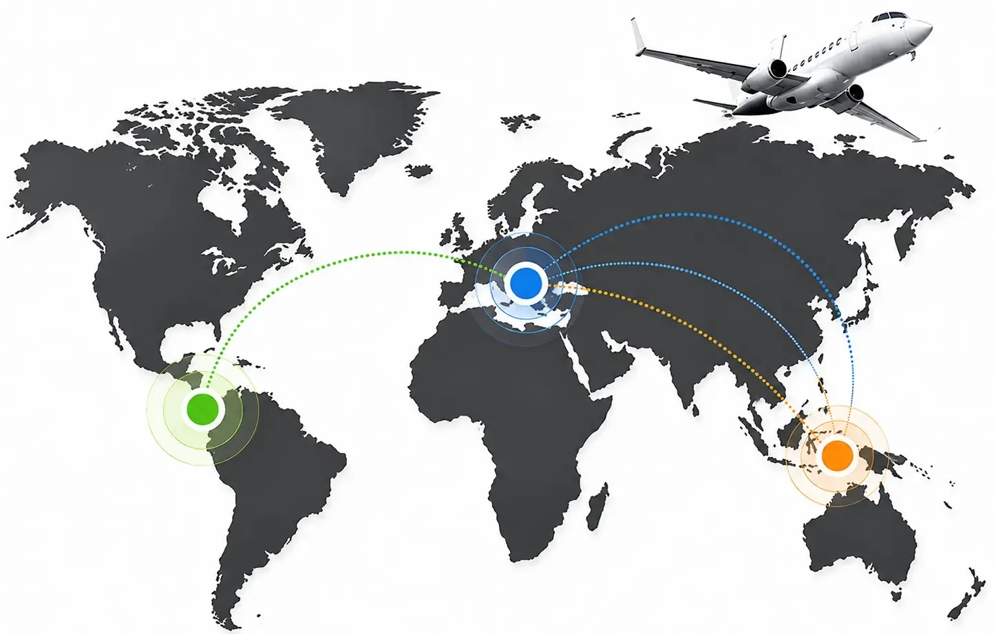 Seven Jets global operations network